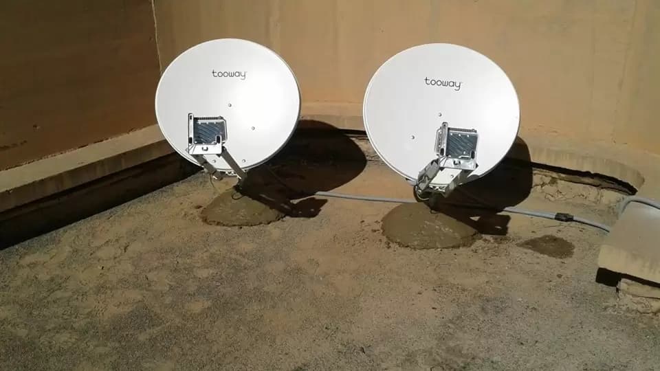 Barrage Al-Hassan Addakhil : double liaison internet satellite par UBSM