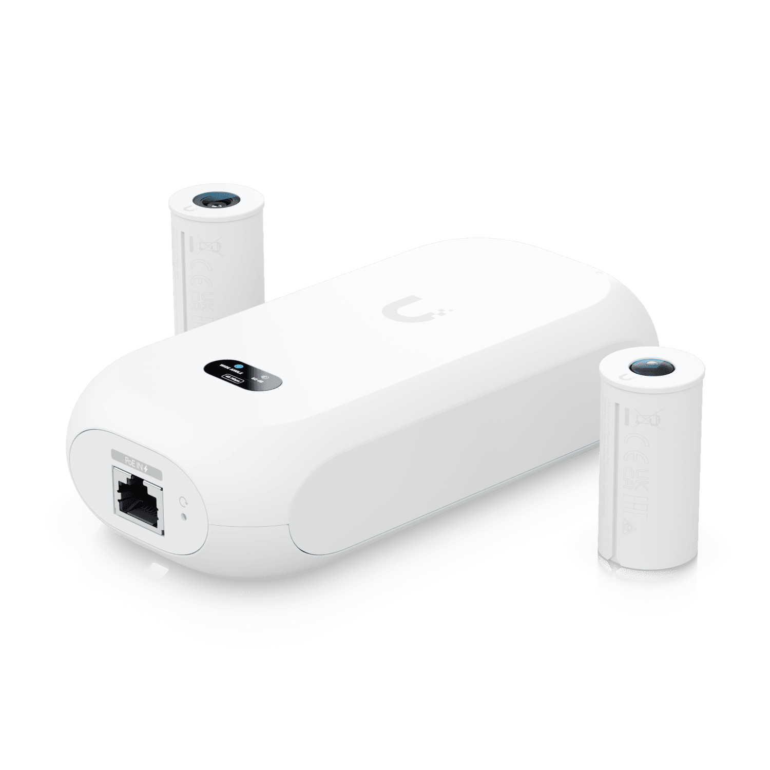 UniFi Protect AI Theta — Caméra 360° modulaire IA avec têtes interchangeables. Disponible chez UBSM, distributeur Ubiquiti au Maroc.