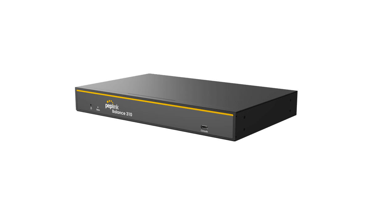 Balance 310 — Routeur SD-WAN 3 WAN pour PME avec SpeedFusion. Distribué par UBSM au Maroc.