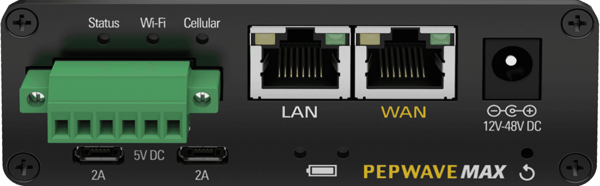 MAX Transit Duo — Routeur mobile double SIM 4G/5G avec SpeedFusion. Distribué par UBSM au Maroc.