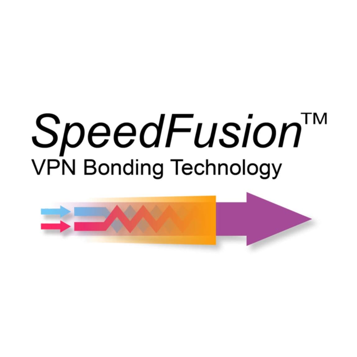 SpeedFusion Bonding — Bonding VPN breveté : agrégation bande passante en un seul tunnel AES 256-bit. Distribué par UBSM au Maroc.