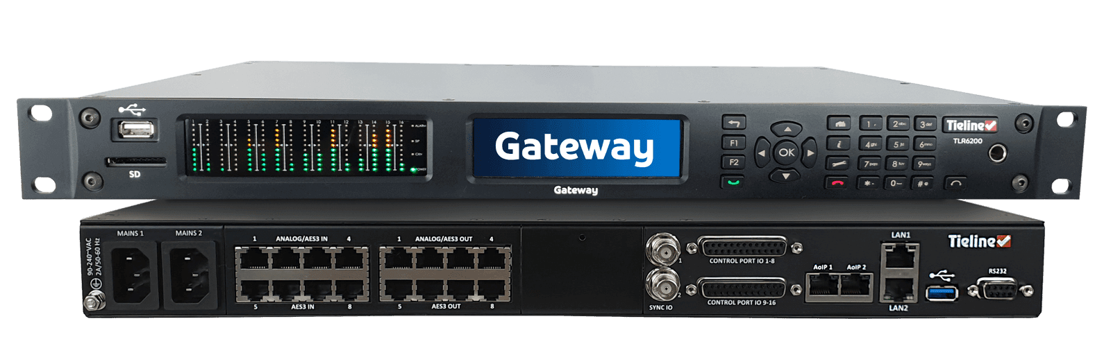 Gateway 4 — Codec STL 16 canaux pour réseaux de diffusion nationaux. Distribué par UBSM au Maroc.