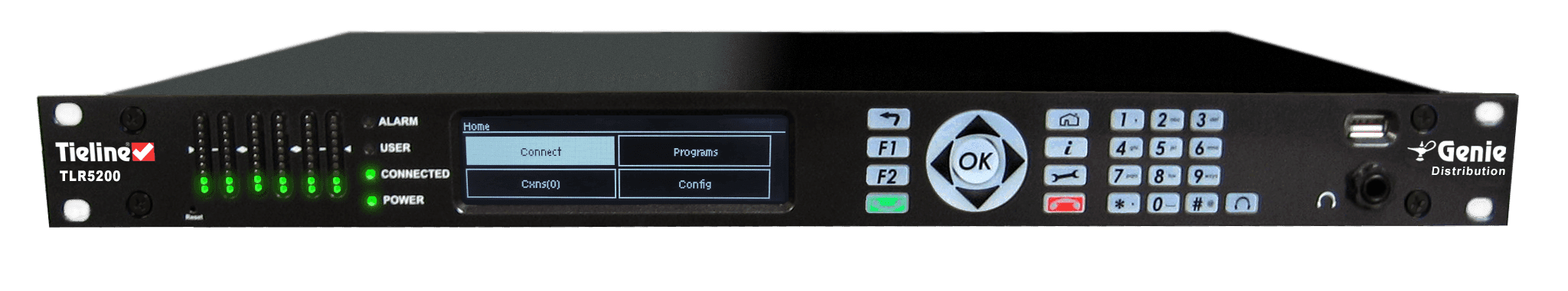 Genie Distribution — Système de distribution audio IP avec redondance multiple pour réseaux broadcast critiques. Disponible chez UBSM, distributeur Tieline au Maroc.