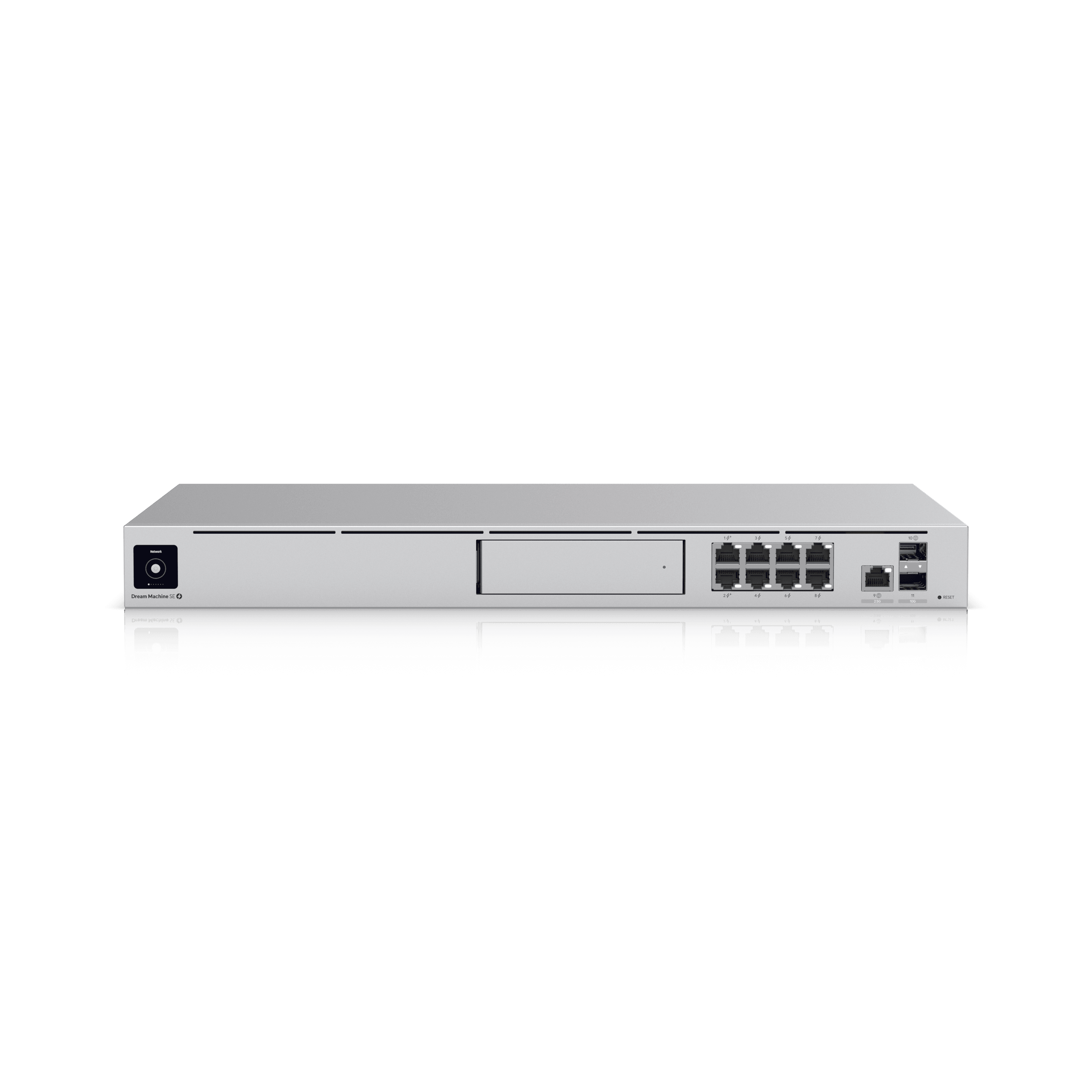 UniFi Dream Machine Special Edition — Dream Machine 1U avec 8 ports PoE++, baie disque et SFP+. Disponible chez UBSM, distributeur Ubiquiti au Maroc.