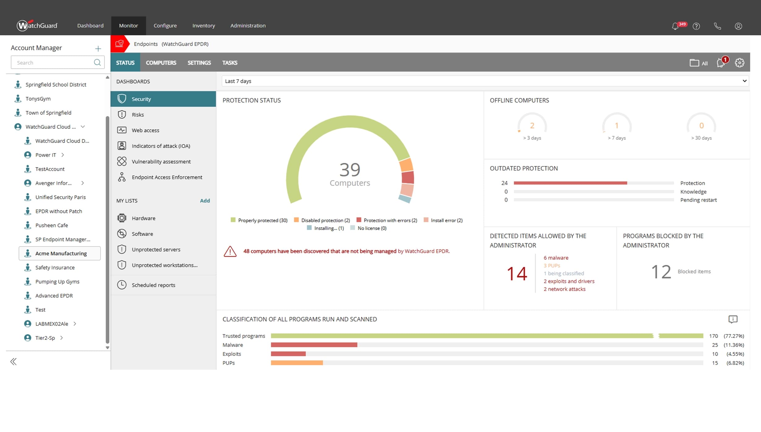 WatchGuard Cloud Plateforme Cloud WatchGuard Maroc — vue 5