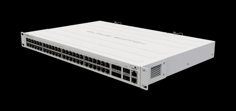CRS354-48G-4S+2Q+RM — Switch 40G PoE CRS354-48G-4S+2Q+RM — Switch 48 PoE + 4 SFP+ 10G + 2 QSFP+ 40G. Distribué par UBSM au Maroc.