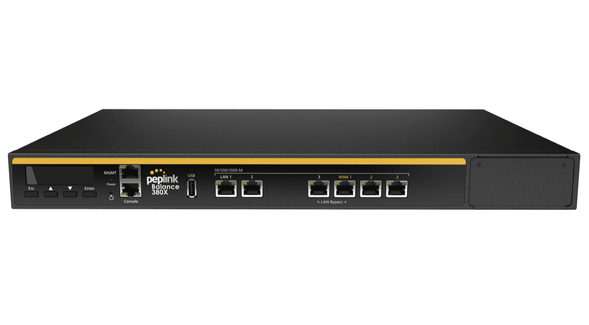 Balance 380X — SD-WAN Balance 380X — Routeur SD-WAN multi-WAN pour sièges. Distribué par UBSM au Maroc.