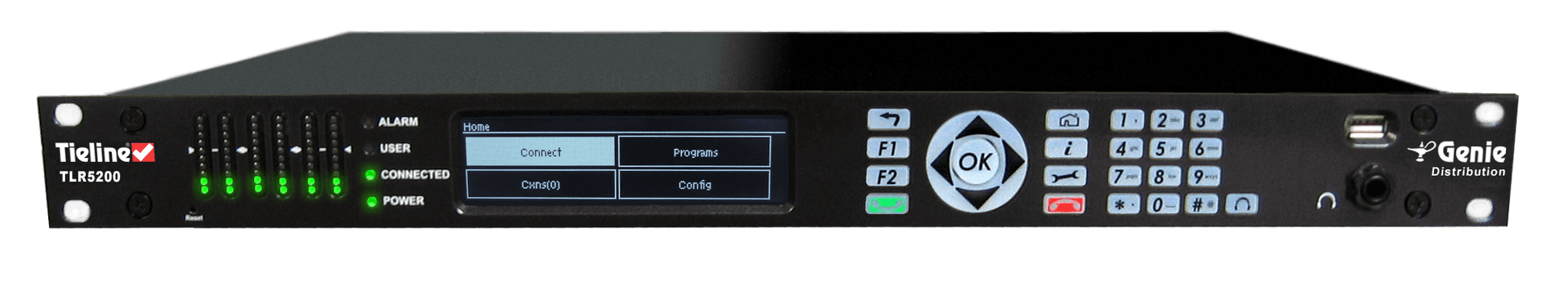 Genie Distribution — Distribution Genie Distribution — Système de distribution audio IP avec redondance multiple pour réseaux broadcast critiques. Disponible chez UBSM, distributeur Tieline au Maroc.
