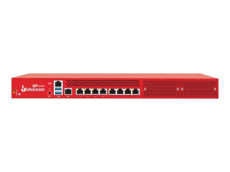 WatchGuard Firebox M4800 — Next-Gen Firewall | WatchGuard WatchGuard Firebox M4800 — Firewall enterprise modulaire 2U avec 60 Gbps pour grands datacenters au Maroc.