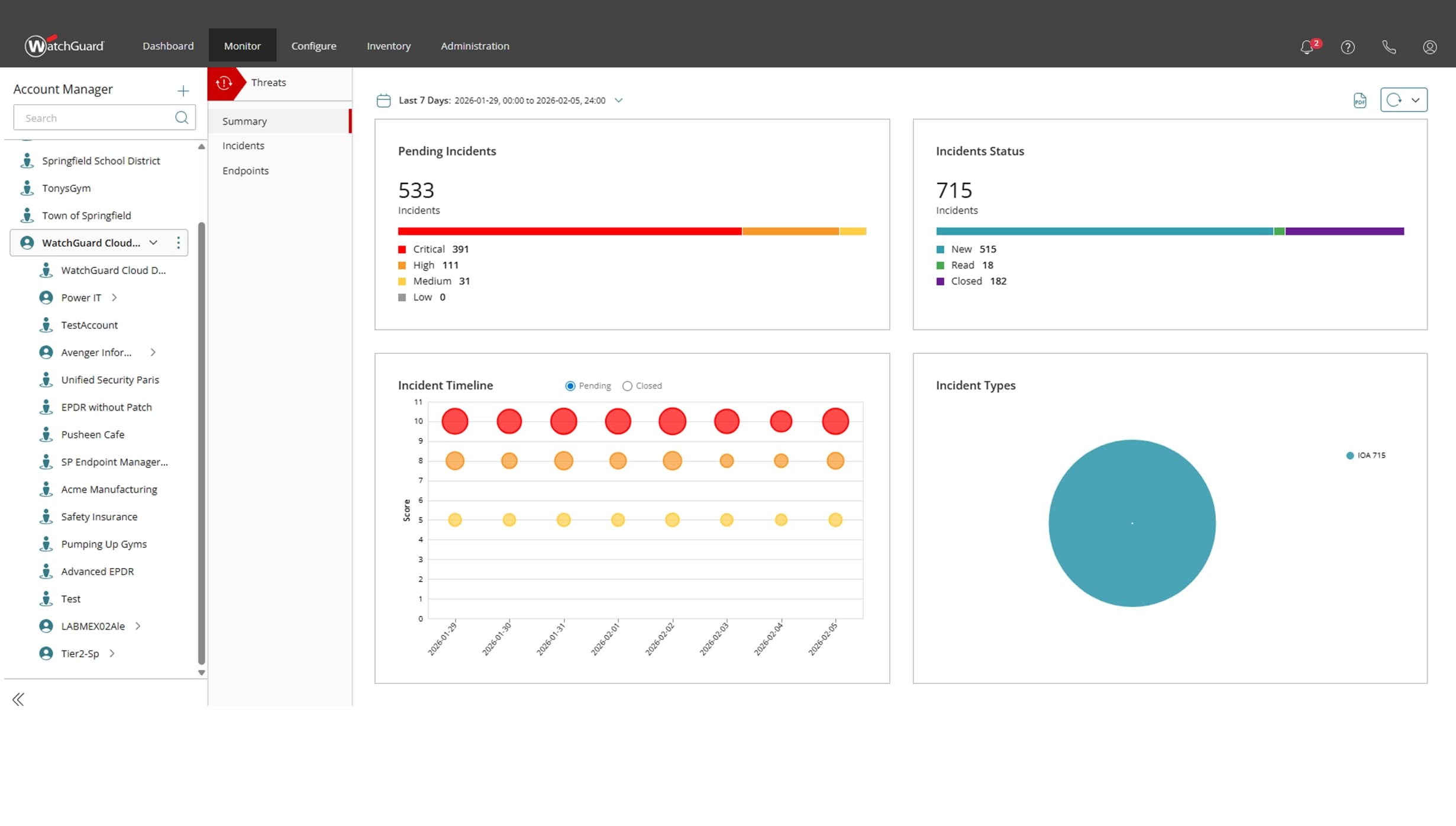 ThreatSync XDR specs | XDR WatchGuard ThreatSync XDR spécifications techniques — XDR WatchGuard Maroc