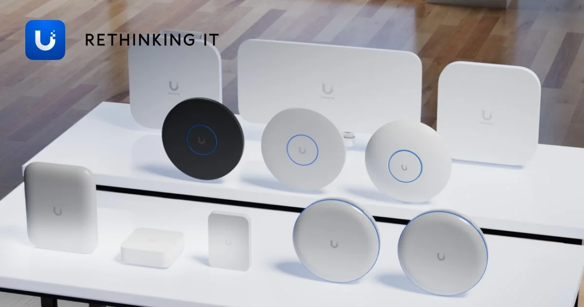 Gamme Ubiquiti UniFi - access points WiFi pour maison et villa - design minimaliste