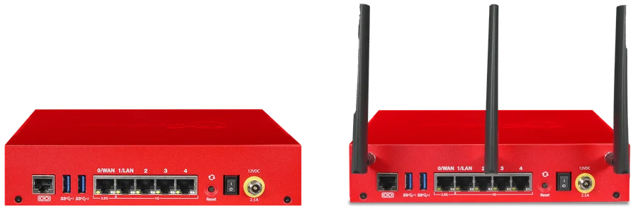 WatchGuard Firebox T125 — Connectique arrière : ports 2.5G WAN, ports 1G LAN, USB 3.0 et port console